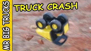 Tonka Mighty Dump Truck Crash | MrBigTrucks