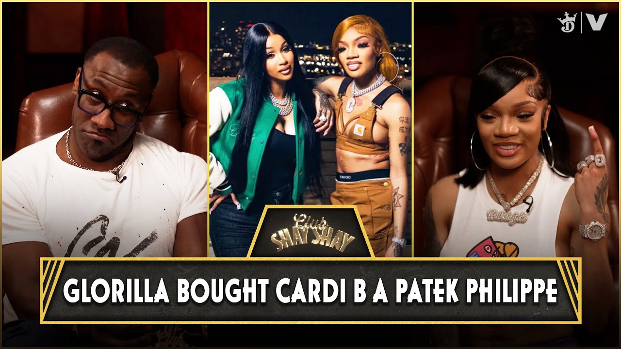 GloRilla Bought Cardi B A Patek Philippe Watch & Van Cleef Earrings For ...