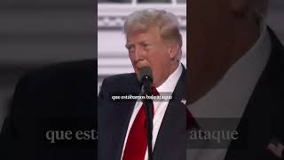 Trump explica cómo vivió el ataque: \