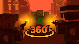 ZOMBIE APOCALYPSE 360° - Minecraft VR Video