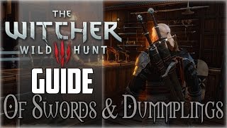 Witcher 3 Wild Hunt - How to Unlock Mastercrafted Weapons (Of Swords and Dumplings)