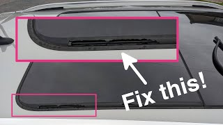 2018 Tiguan sunroof seal replacement