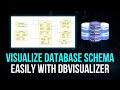 Easily Visualize Database Schemas - SQLite, MySQL, PostgreSQL