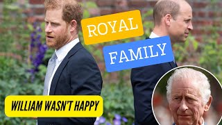 Harry visits King Charles for the first time. ""but William wasn't happy""