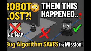 How Robots Navigate Without a Map | Bug Algorithms Explained with TurtleBot in ROS & Gazebo