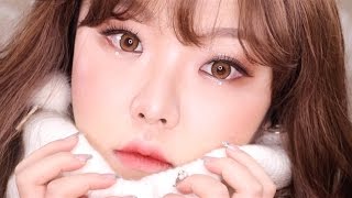 *따뜻한 니트 시나몬 메이크업 Warm knit cinnamon makeup