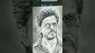 Complete drawing of Shah Rukh Khan from Pathan Trailer #art #artist #drawing #movie #pathan