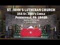 Worship Service, 05 June 2022 (live), The Day of Pentecost, St. John's Lutheran Church