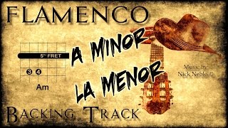 Flamenco Rumba Spanish Backing Track Am G F E (fast)