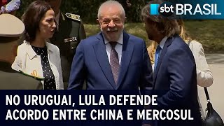 No Uruguai, Lula defende acordo entre China e Mercosul | SBT Brasil (25/01/23)