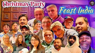 Christmas Party | Feast India || આમારી કંપની એ પાર્ટી આપી |  Indian Restaurant In Leicester Uk 🙏🇮🇳🇬🇧