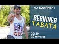 20 Minute Beginner Tabata Workout (No Equipment)