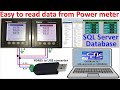 RS485 convert to USB connect with WinCC Flexible 2008 SP5 to read data from  power meters