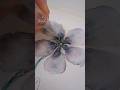 Prettier with white dots ? How I paint WATERCOLOR flower #painting #shorts #watercolor #drawing art