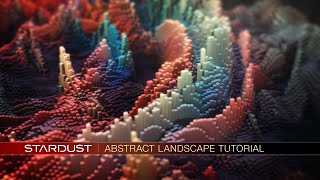 Stardust Abstract Landscape Tutorial