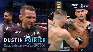 "This guy is a dirtbag!" Dustin Poirier on Conor McGregor after heated UFC 264 main event.