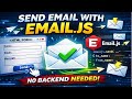 Sending email in HTML with Email JS (No Backend) Part 1