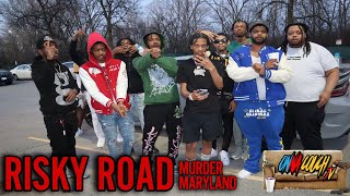 Risky Road (Muder Maryland) Hood Vlogs | Robbing ShoeBox Baby , Beating MAF Tees