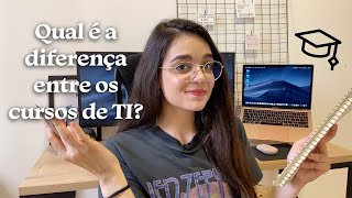 QUAL CURSO DE TI FAZER? Quais as diferenças entre os cursos na área de tecnologia?