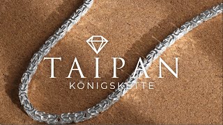 Taipan Königskette 60/65cm lang 5mm breit aus 925 Sterlingsilber