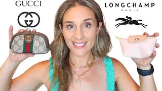 GUCCI KEY POUCH VS LONGCHAMP COIN PURSE - COMPARISON, WHAT FITS, PROS AND CONS