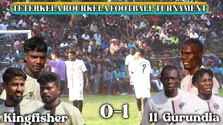 KINGFISHER FC POTKA VS TEACHER 11 GURUNDIA/FOOTBALL MATCH/TETERKELA ROURKELA FOOTBALL/AGNES NARA