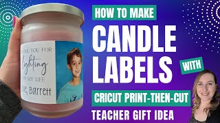 Creating Stunning Custom Candle Labels with Cricut Print Then Cut