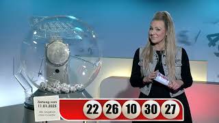 LOTTO 6aus49-Gewinnzahlen von Samstag, 11.01.2025