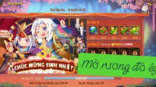 OMG3Q \u0026 mở rương hoàng kim và toàn bộ kho đồ cùng sinh nhật 3 tuổi của game ~ ăn mừng kênh 100 sub