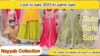 Latest Pakistani 2023 PartyWear And Bridal Wear Dresses Market In Rawalpindi (Nayyab Collection) 👗