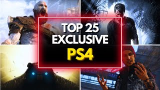 TOP 25 BEST PS4 EXCLUSIVE OF ALL TIME