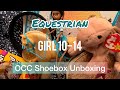 EQUESTRIAN🐴 GIRL 10-14 OCC SHOEBOX UNBOXING | Operation Christmas Child 2021