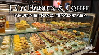 J. Co Donuts \u0026 Coffee|| Khurais Road branch, Riyadh, KSA