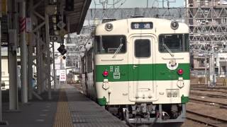 烏山線キハ40形　宇都宮駅発車