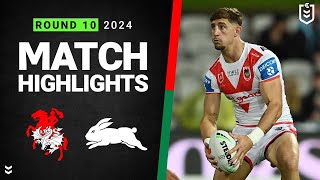 NRL 2024 | Dragons v Rabbitohs | Match Highlights