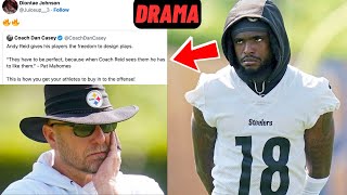 (DRAMA) Diontae Johnson Subtly Throws a SHOT at Matt Canada on Social Media Pittsburgh Steelers News