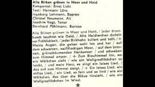 Jugendchor Berlin - Alle Birken grünen in Moor und Heid