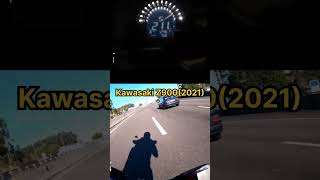 Kawasaki Z900(2018) vs Kawasaki Z900(2021) | Top Speed Comparison