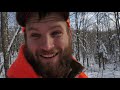 maine style buck tracking in wisconsin epic chase through the deep snow with a muzzleloader