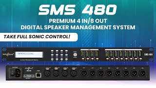 SMS 480 - 4 IN / 8 OUT Digital #SpeakerManagementSystem w/ 16-band PEQ, XOver, PC App \u0026 More