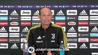 Conferenza stampa Allegri pre Verona-Juventus: “Inter capitolo chiuso. Paredes e Kean recuperano”