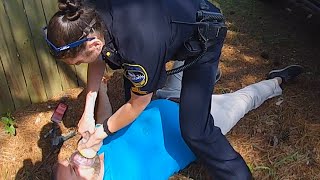 Police Officer Saves Man's Life With LifeVac