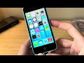 Unboxing an iPhone 5C on iOS 7.0.2