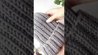 [대바늘] 왕초보 2코 고무뜨기 비니 3단계, 2x2 Rib stitch, Beanie Step-By-Step Knitting Tutorial