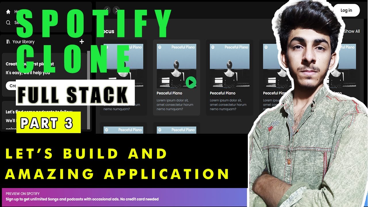 Spotify Clone With React Js And Node Js Tutorial 3 Youtube