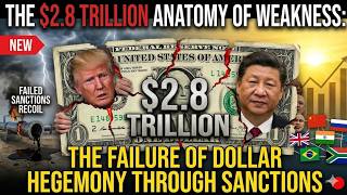 The $2.8 Trillion ANATOMY of WEAKNESS: The Failure of Dollar Hegemony Through Sanctions