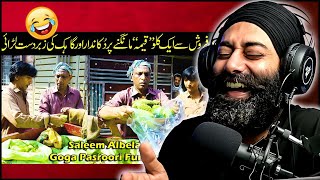 Sabzi wala aur Customer ki Fighting | Saleem Albela and Goga Pasroori Funny Video | REACTION