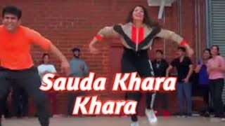 Sauda Khara Khara dance Cover | BHANGRA DANCE | Shivani Bhagwan and Chaya Kumar  | Good Newwz