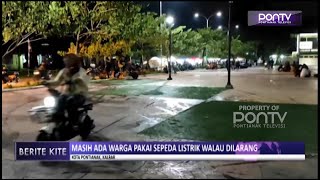 Masih Ada Warga Pakai Sepeda Listrik Walau Dilarang