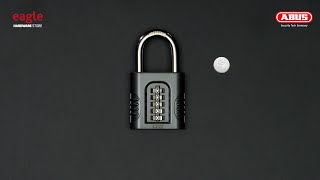 [156] ABUS 158/65 65mm Solid zinc-die cast Front Dial Combination Padlock. Resettable (EAGLE)